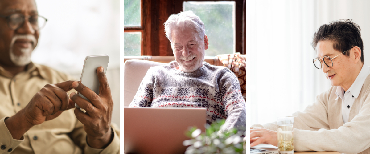 Learn how seniors can connect with family via social media